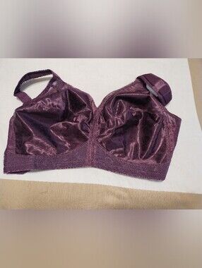 🟣2/$15 Plum Full-Coverage Wireless Support Bra